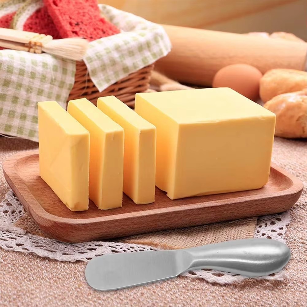 Stainless Steel Butter Cutter Cheese Jam Spreaders Cream Cutter Utensil Multifunction Butter Bread Knife For Kitchen Gadget