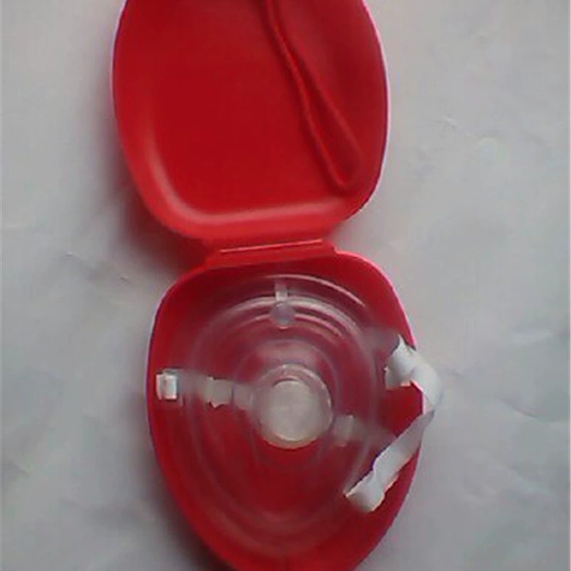 1Pc Artificial Respiration One-Way Breathing Valve Mask First Aid CPR Training Breathing Mask Protect Rescuers Mask Accessories