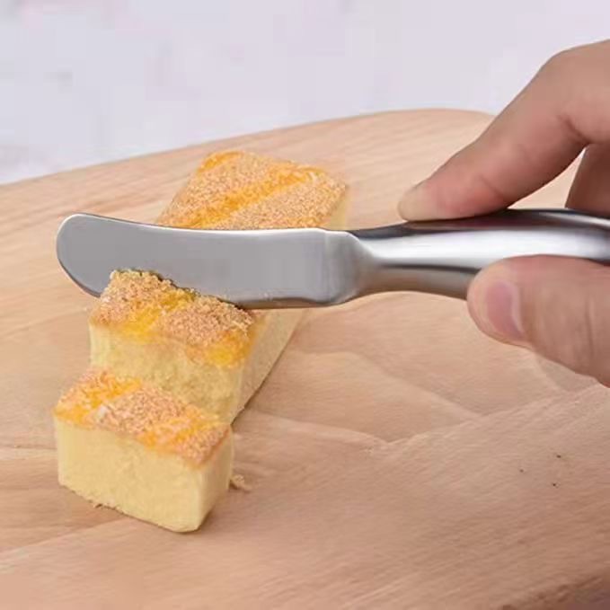 Stainless Steel Butter Cutter Cheese Jam Spreaders Cream Cutter Utensil Multifunction Butter Bread Knife For Kitchen Gadget