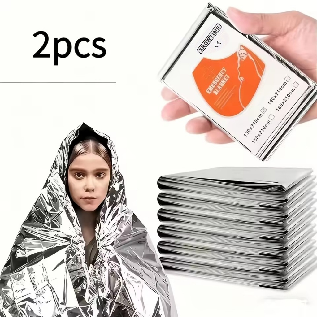 2CPS   Emergency Insulation Blanket - Survival Equipment, Suitable for Camping, Hiking, Outdoor Activities, and Emergency Use