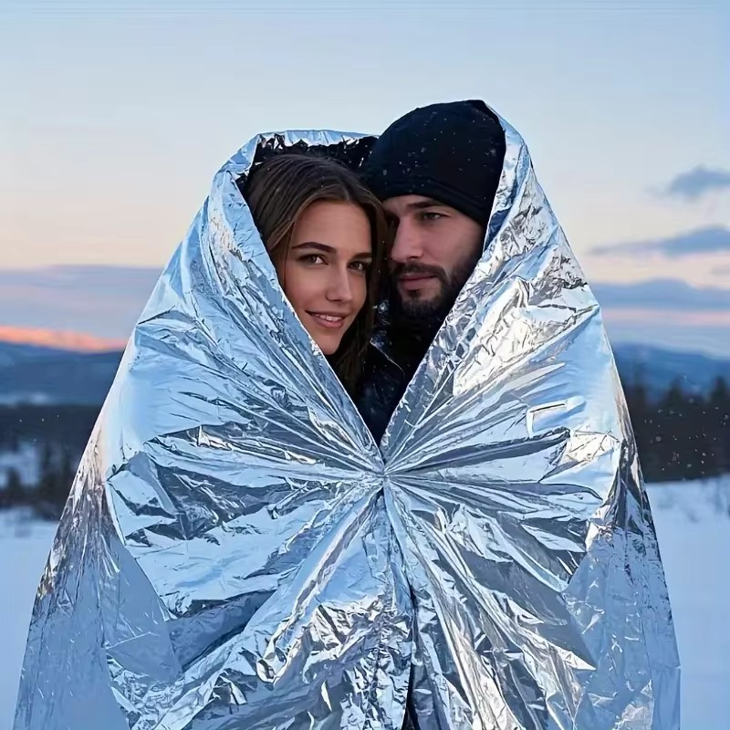 2CPS   Emergency Insulation Blanket - Survival Equipment, Suitable for Camping, Hiking, Outdoor Activities, and Emergency Use