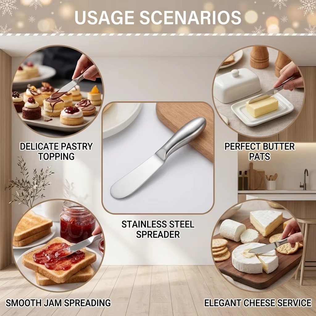 Stainless Steel Butter Cutter Cheese Jam Spreaders Cream Cutter Utensil Multifunction Butter Bread Knife For Kitchen Gadget