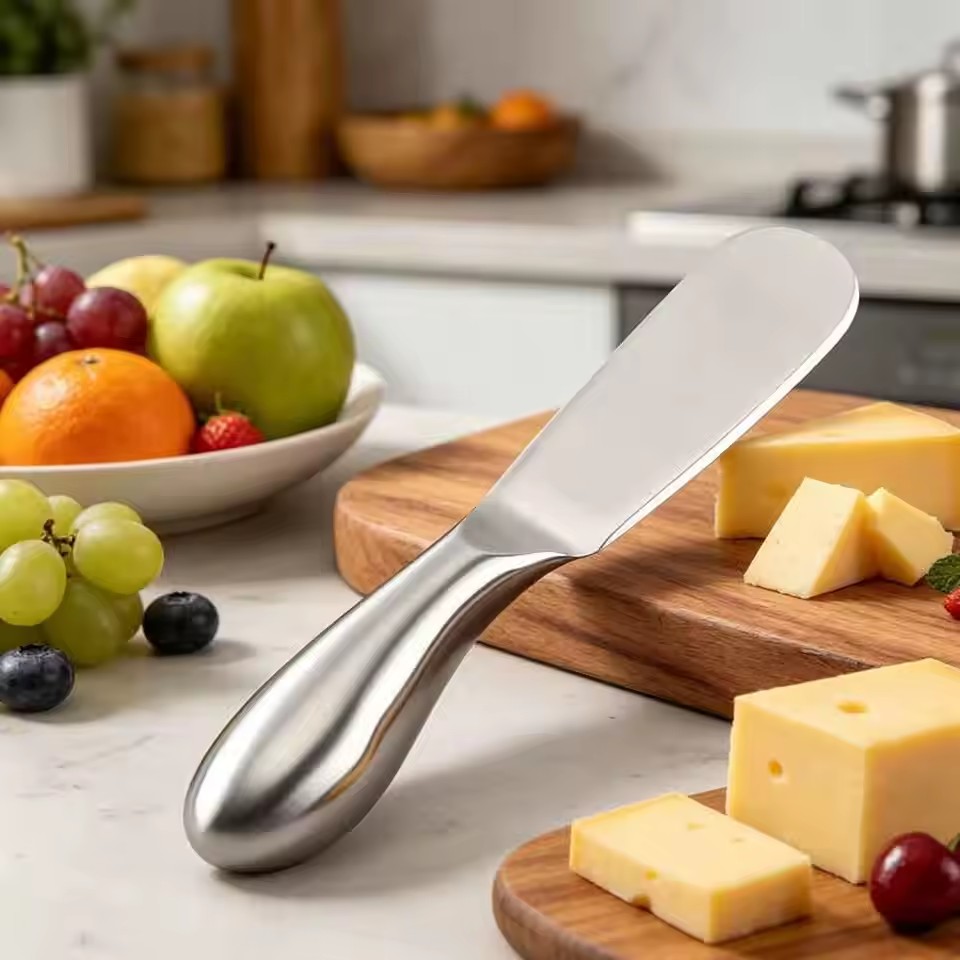 Stainless Steel Butter Cutter Cheese Jam Spreaders Cream Cutter Utensil Multifunction Butter Bread Knife For Kitchen Gadget