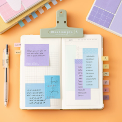 Combination set sandwich notebook, multifunctional and convenient, with sticky student expansion sticker, sticky note pad, Instagram style notebook