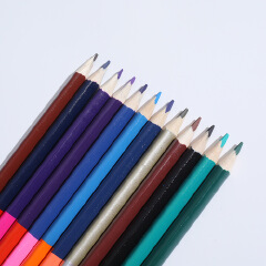 24 Colors Double Headed Pencils for Children Professional Drawing Sketching and Pastel Art Premium Student School Art Supplies