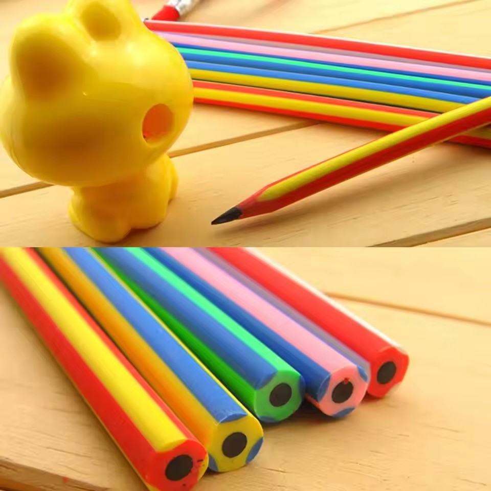 5pcs Soft Bendable Pencils For Kids Pencil With Eraser Stationery For School Student Writing Drawing Pens School Supplies