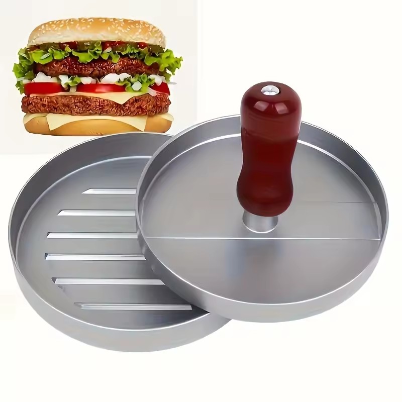 Round Hamburger Burger Press Beef Grill Food-Grade ABS Hamburger Helper Meat Press Cutlets Patty Maker Mold Kitchen Gadgets