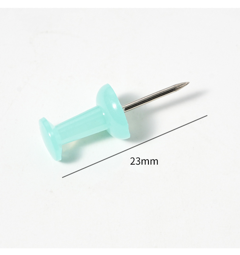 Macaron colored H-shaped nails, student office stationery, creative decoration, photo nails, wall push pins