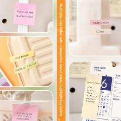 Combination set sandwich notebook, multifunctional and convenient, with sticky student expansion sticker, sticky note pad, Instagram style notebook