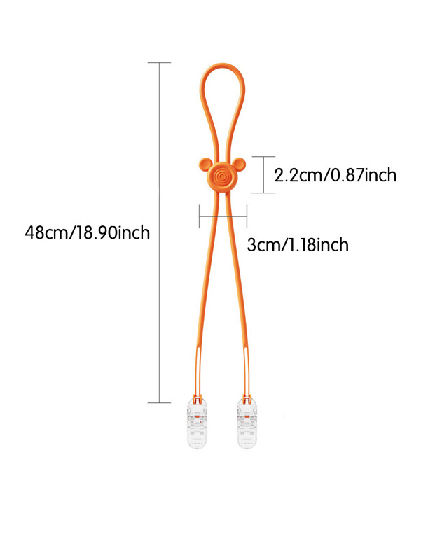 Baby Napkin Clips Bib Holder Clip Adjustable Napkin Towel Neck Strap Silicone Lanyard Portable Dining Clothing Protector