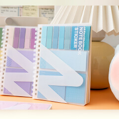 Combination set sandwich notebook, multifunctional and convenient, with sticky student expansion sticker, sticky note pad, Instagram style notebook