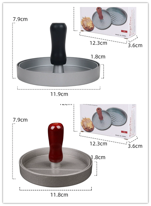 Round Hamburger Burger Press Beef Grill Food-Grade ABS Hamburger Helper Meat Press Cutlets Patty Maker Mold Kitchen Gadgets