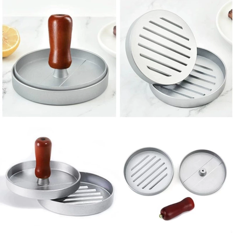 Round Hamburger Burger Press Beef Grill Food-Grade ABS Hamburger Helper Meat Press Cutlets Patty Maker Mold Kitchen Gadgets
