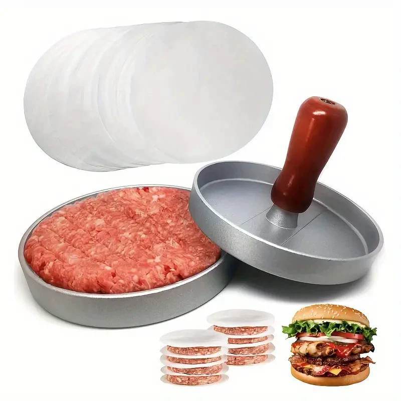 Round Hamburger Burger Press Beef Grill Food-Grade ABS Hamburger Helper Meat Press Cutlets Patty Maker Mold Kitchen Gadgets