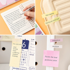 Combination set sandwich notebook, multifunctional and convenient, with sticky student expansion sticker, sticky note pad, Instagram style notebook