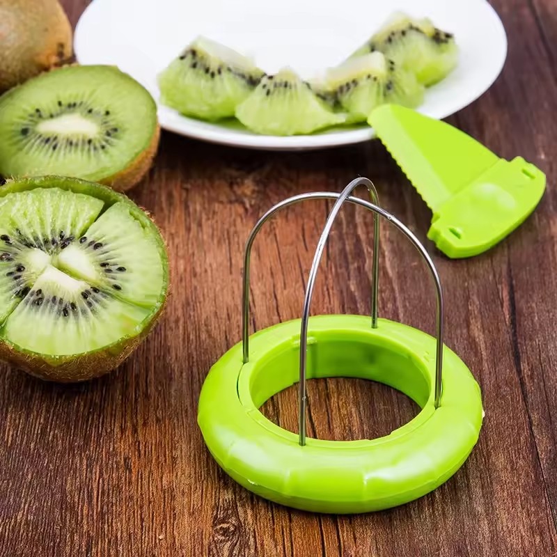 1PC Kiwi Fruit Peeler 2 In 1 Spoon Slicer Easy Scoop Cutter Stainless Steel Kitchen Gadget For Kiwi Mango Avocado Fruit Prep