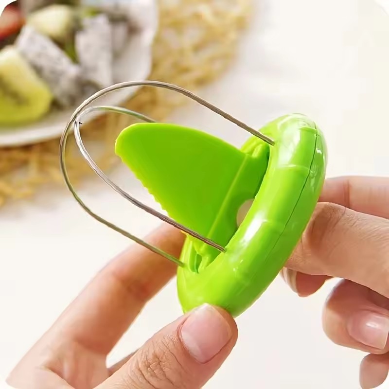 1PC Kiwi Fruit Peeler 2 In 1 Spoon Slicer Easy Scoop Cutter Stainless Steel Kitchen Gadget For Kiwi Mango Avocado Fruit Prep