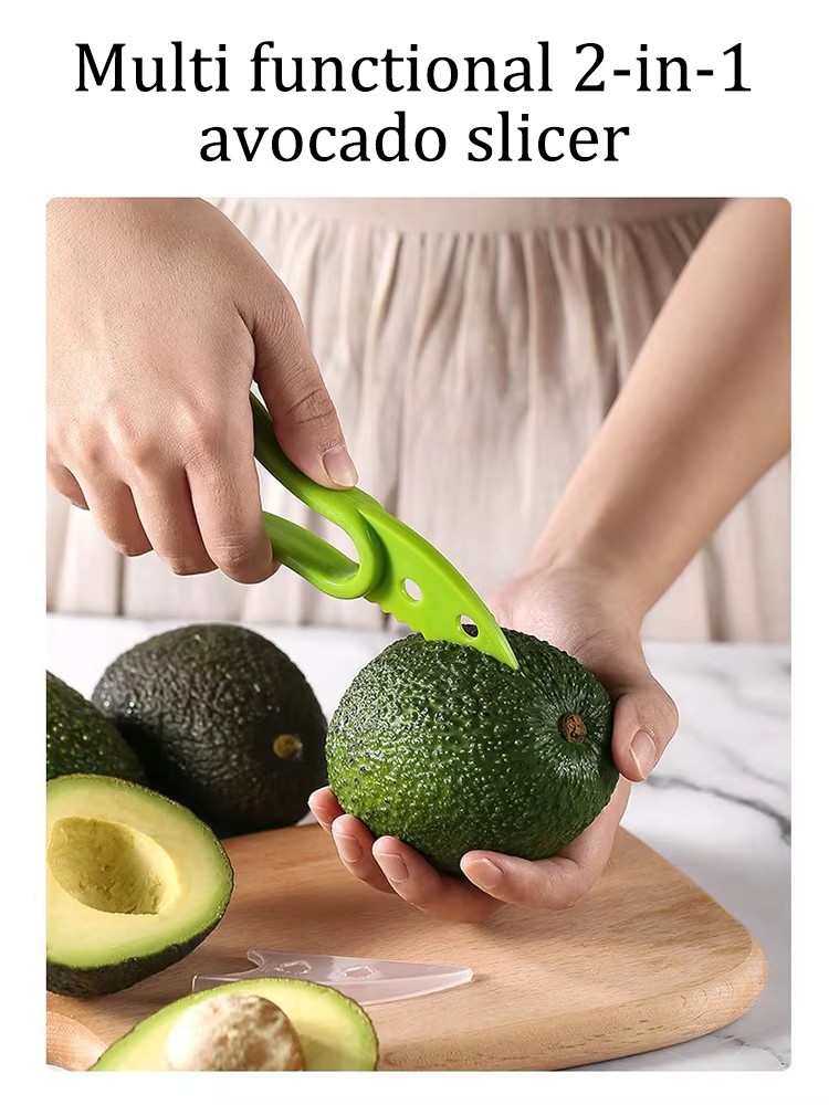 Multifunctional 3 in 1 Avocado Slicer, Outdoor Home Kitchen Camping Accessories Tools