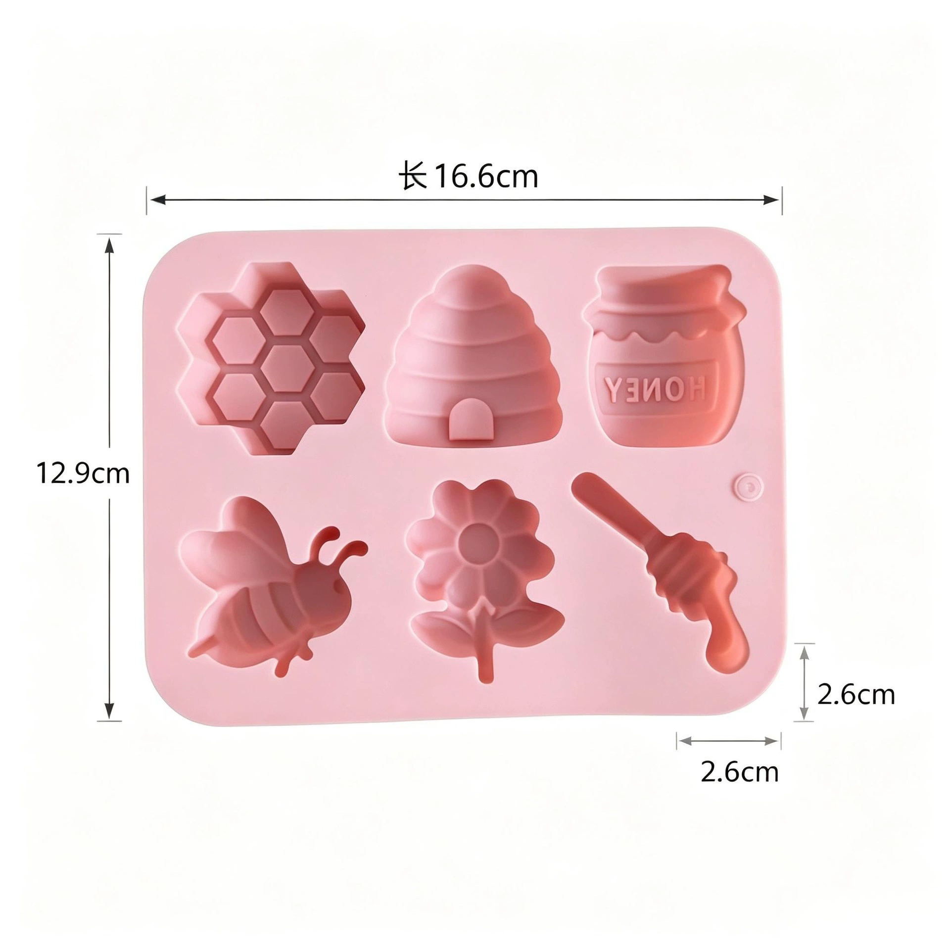 New Bee Theme Mousse Cake Mold Reusable Flexible Chocolate Dessert Mold Non-Stick 6 Options Baking Mould Dessert Making