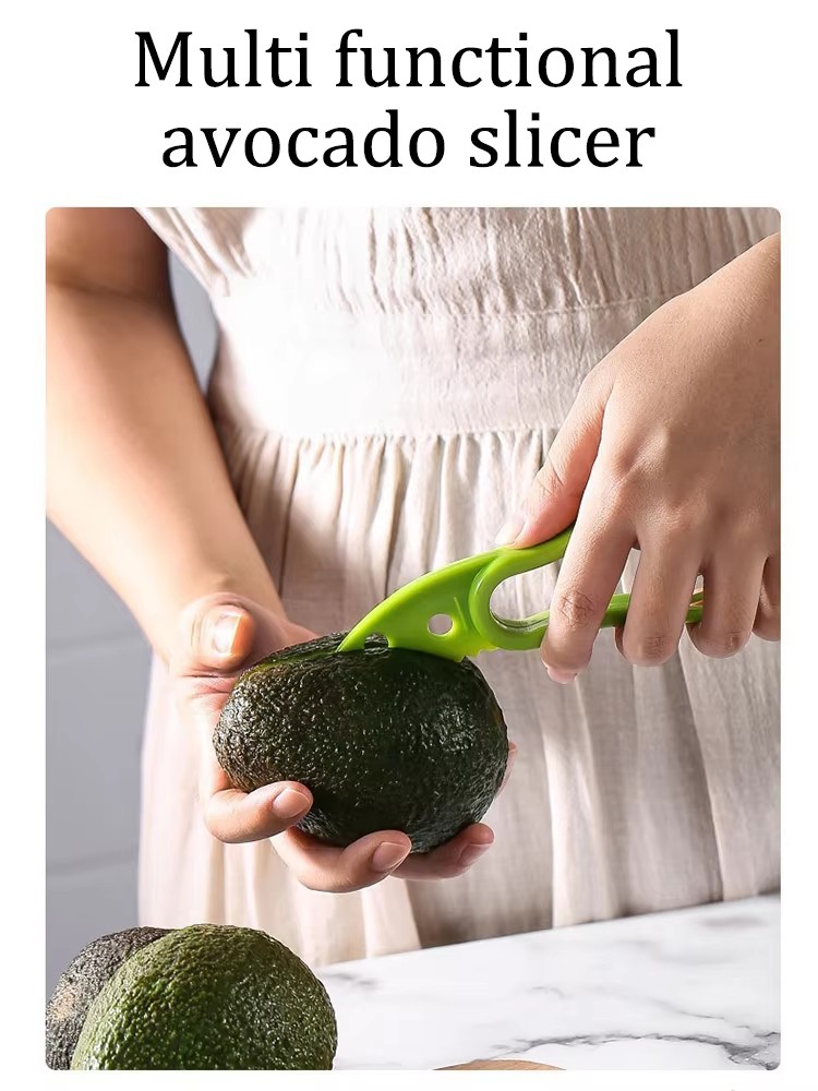 Multifunctional 3 in 1 Avocado Slicer, Outdoor Home Kitchen Camping Accessories Tools