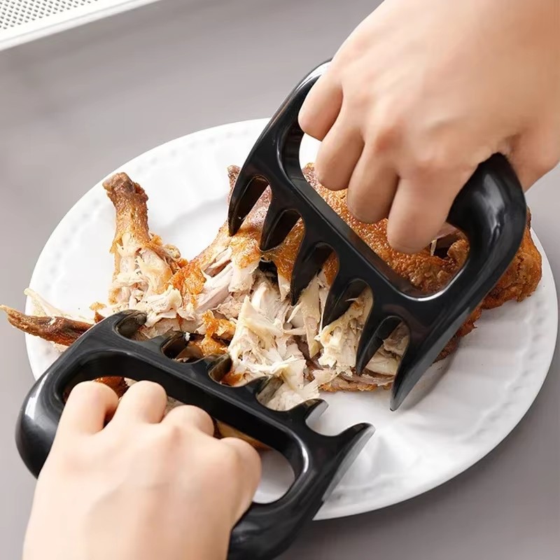 1PC  Bear Claw Grinder Tear Meat Tools Bear Claw BBQ Fork To Tear Meat Food Fork Points As Meat Barbecue Tools In The Kitchen