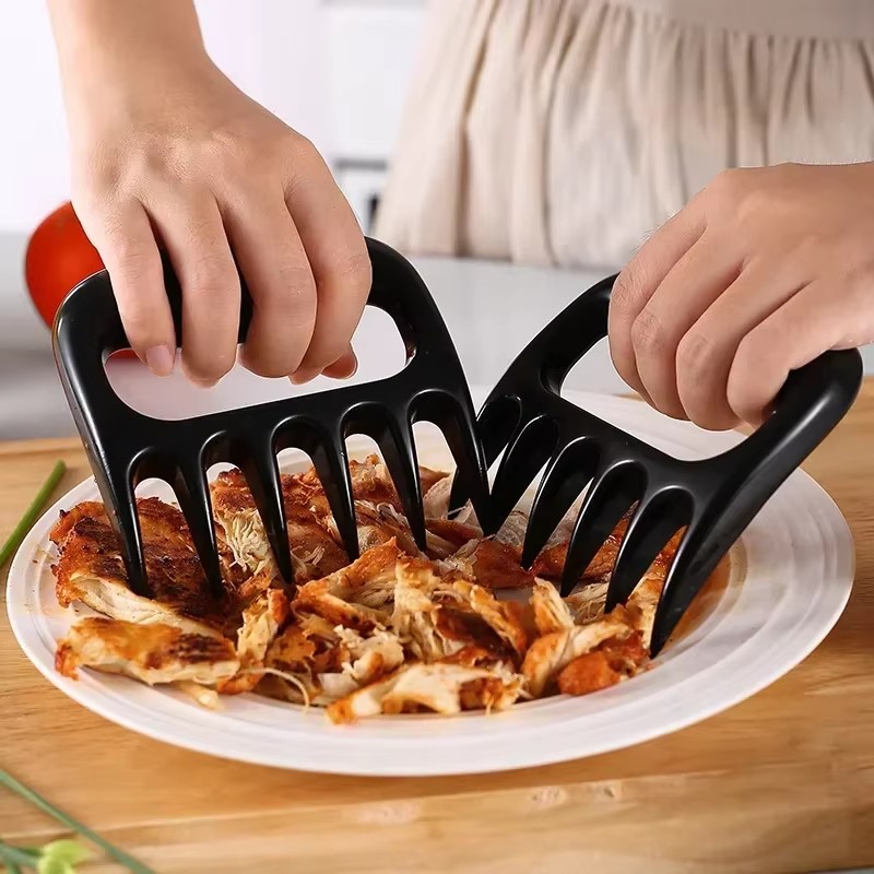 1PC  Bear Claw Grinder Tear Meat Tools Bear Claw BBQ Fork To Tear Meat Food Fork Points As Meat Barbecue Tools In The Kitchen