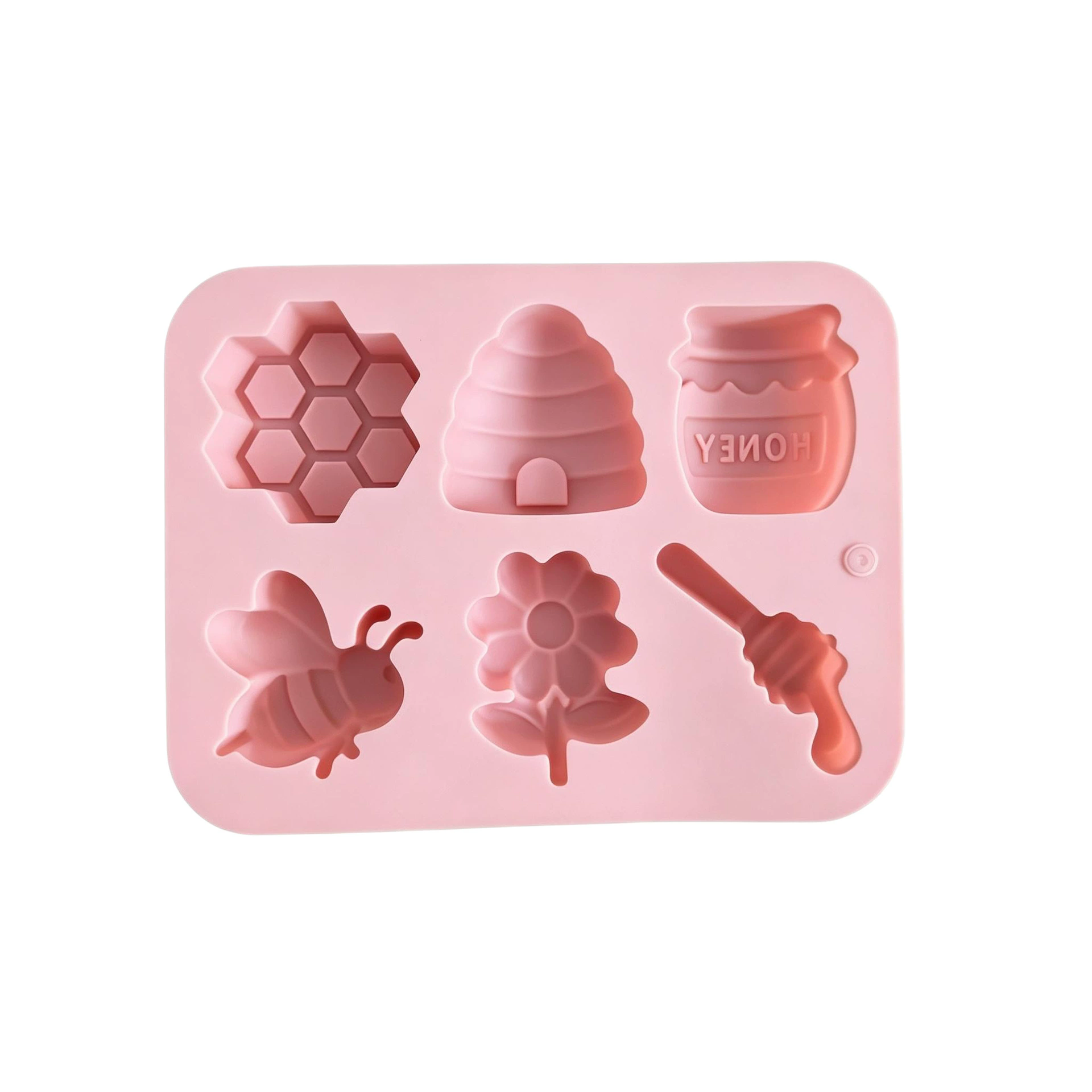 New Bee Theme Mousse Cake Mold Reusable Flexible Chocolate Dessert Mold Non-Stick 6 Options Baking Mould Dessert Making