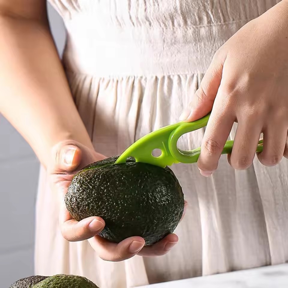 Multifunctional 3 in 1 Avocado Slicer, Outdoor Home Kitchen Camping Accessories Tools