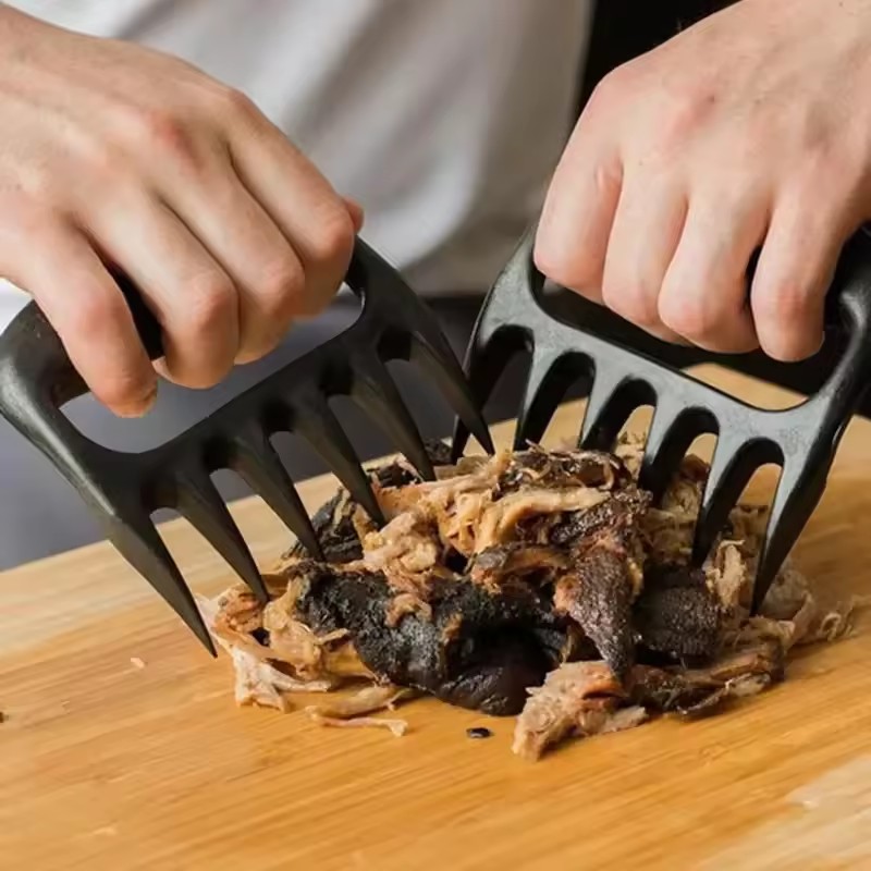 1PC  Bear Claw Grinder Tear Meat Tools Bear Claw BBQ Fork To Tear Meat Food Fork Points As Meat Barbecue Tools In The Kitchen