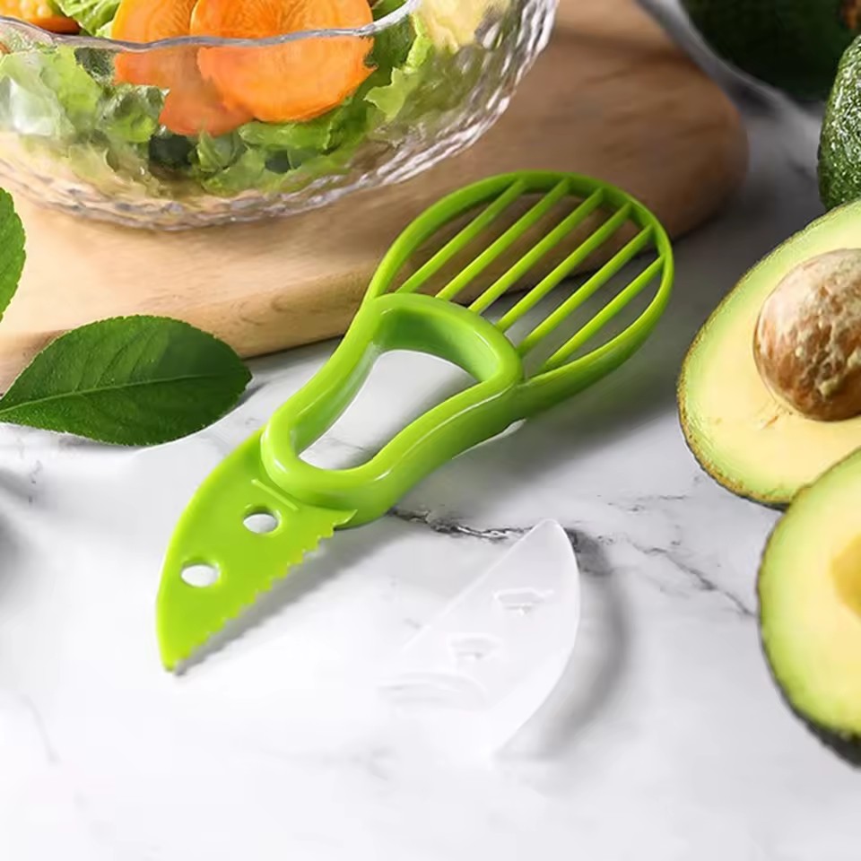 Multifunctional 3 in 1 Avocado Slicer, Outdoor Home Kitchen Camping Accessories Tools