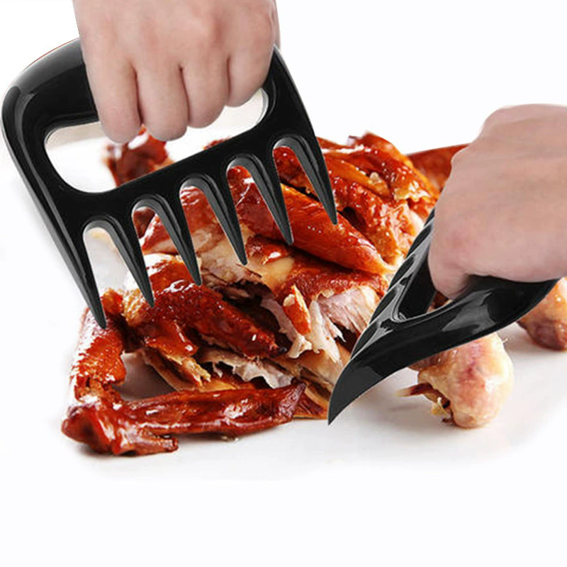 1PC  Bear Claw Grinder Tear Meat Tools Bear Claw BBQ Fork To Tear Meat Food Fork Points As Meat Barbecue Tools In The Kitchen