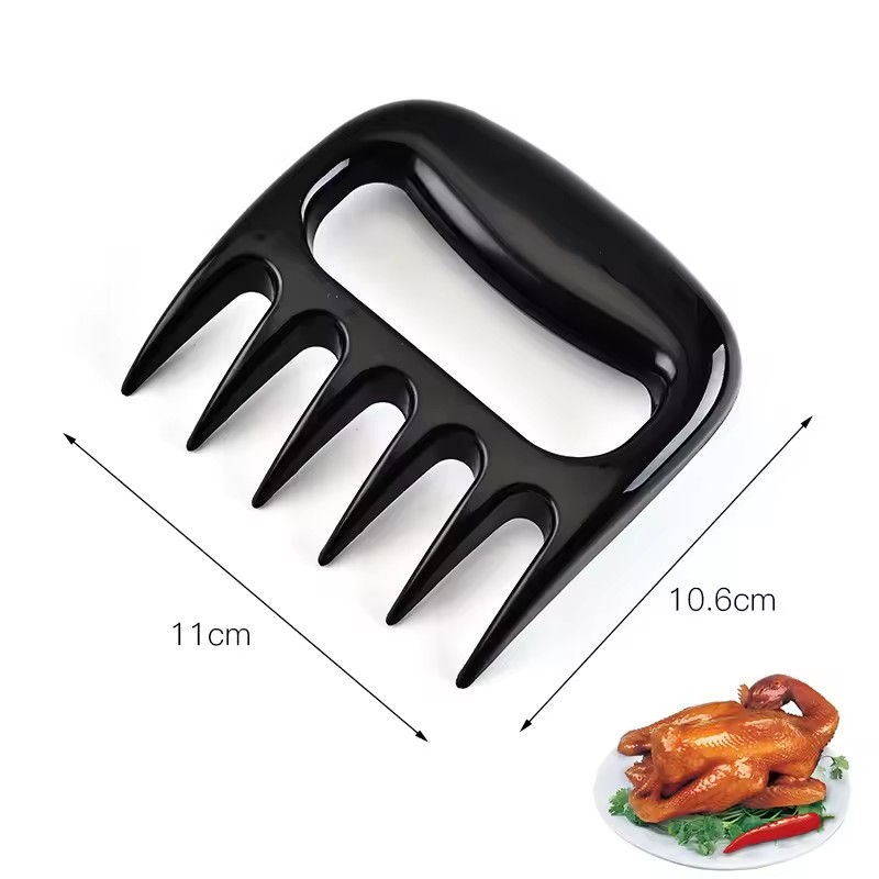 1PC  Bear Claw Grinder Tear Meat Tools Bear Claw BBQ Fork To Tear Meat Food Fork Points As Meat Barbecue Tools In The Kitchen