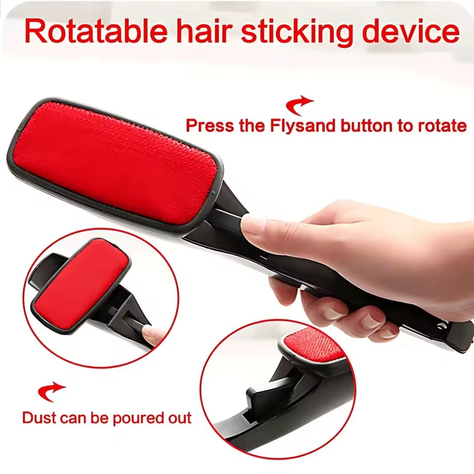 Creative Rotatable Wool Coat Brush Cashmere Coat Dust Removal Electrostatic Adsorption Cleaning Tool Household Supplies