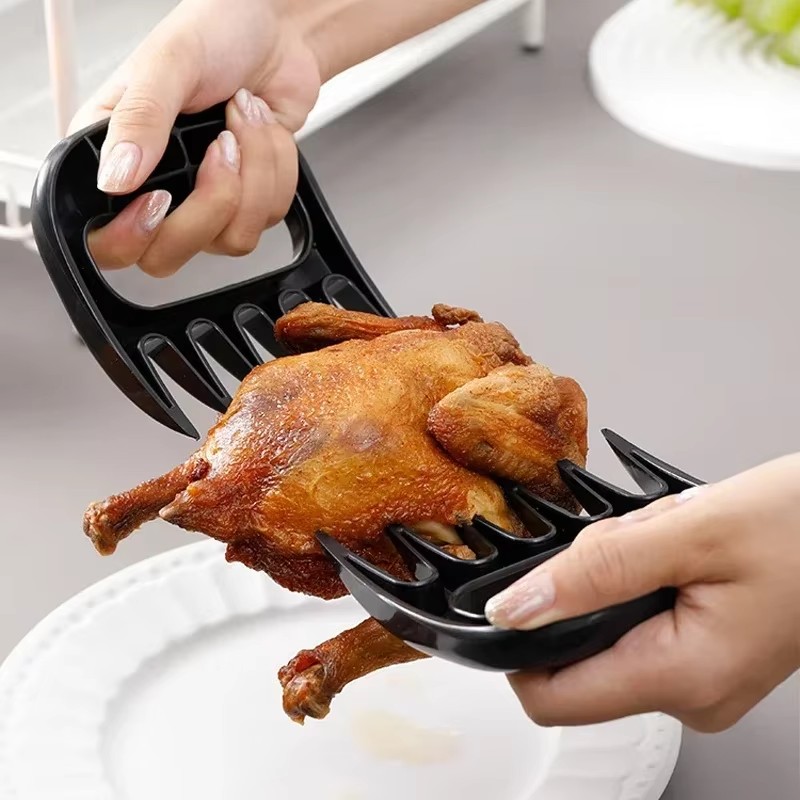 1PC  Bear Claw Grinder Tear Meat Tools Bear Claw BBQ Fork To Tear Meat Food Fork Points As Meat Barbecue Tools In The Kitchen