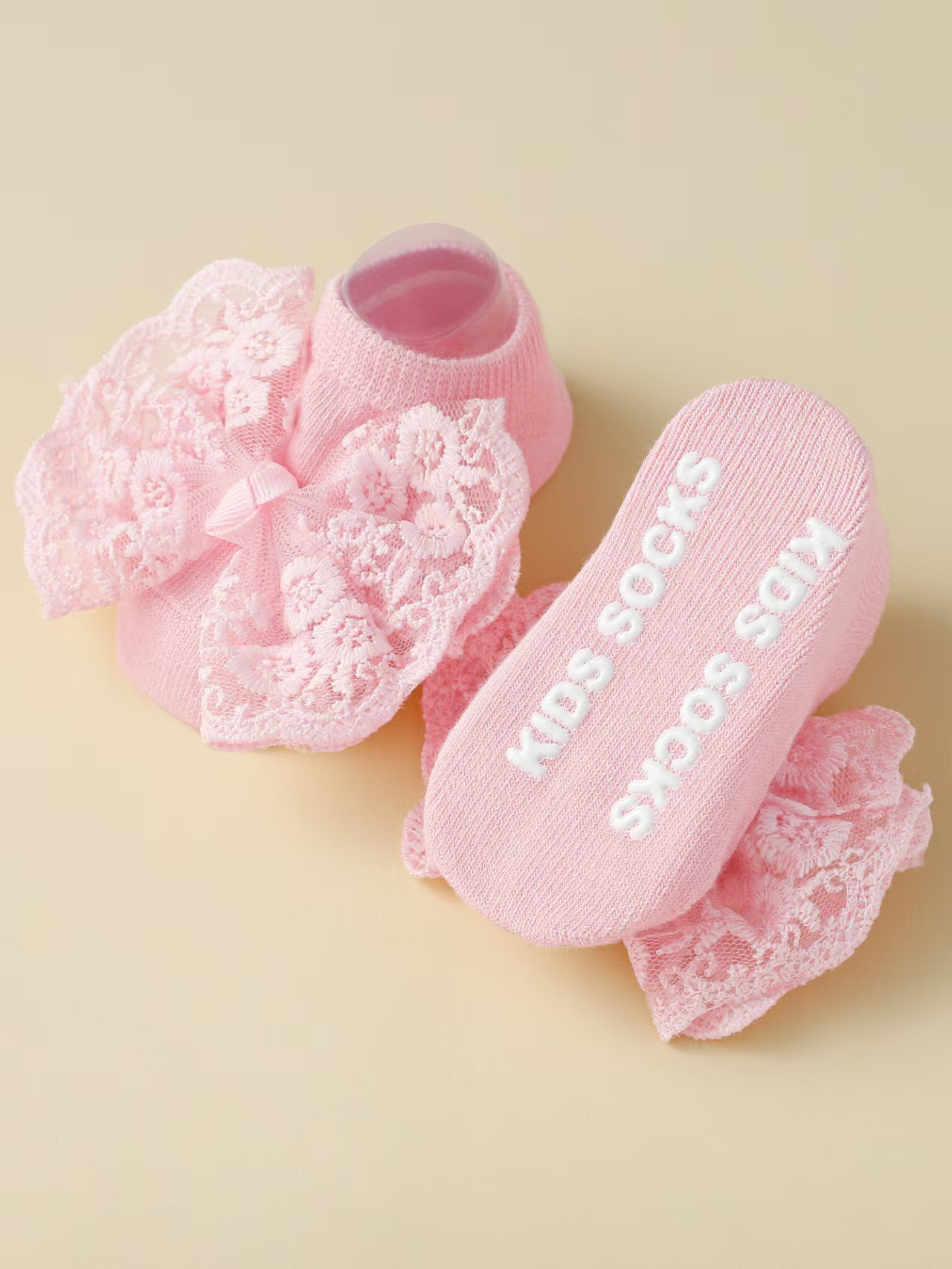 Baby Girls Flat Shoes, Soft Sole Bowknot Flower Print Non-slip Indoor Outdoor Toddler Shoes 0-12M