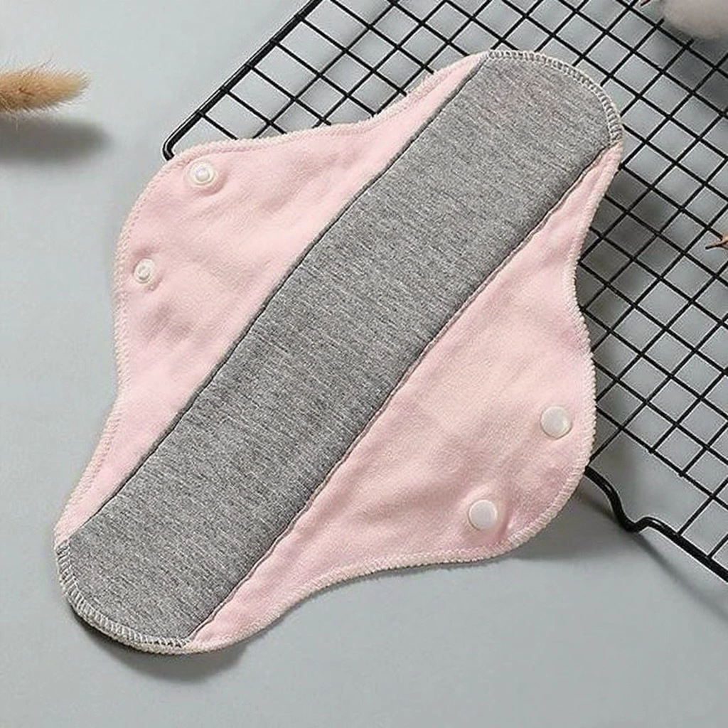 3Pcs Reusable Adult Diaper Incontinence Pads Menstrual Cloth Non-slip Soft Pads Washable Panty Liners Feminine Hygiene Pad FA-499