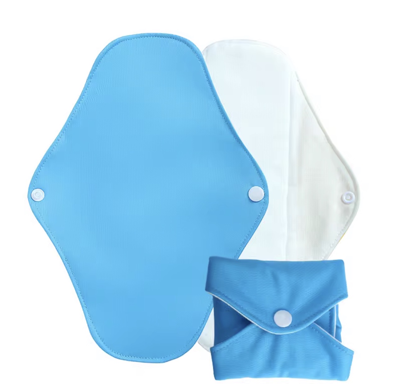 Leak proof & Odor free, Breathable Random colour bamboo cloth Reusable Washable Sanitary pad, sanitary towel for postpartum care and organic for first period, gentler feeling