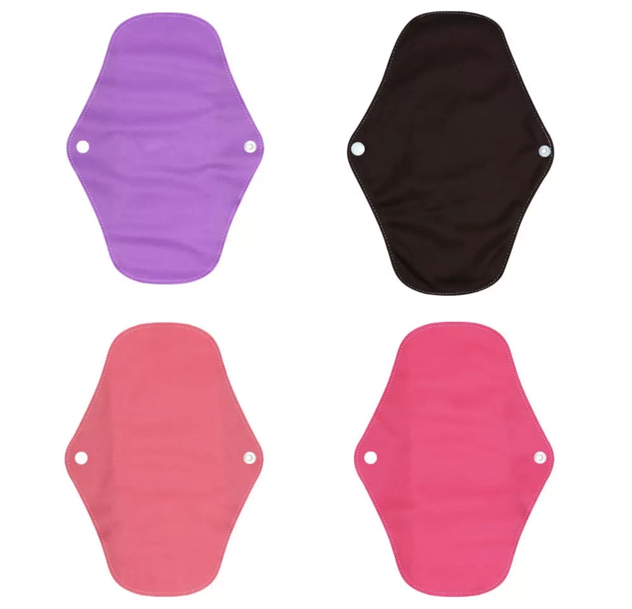 Leak proof & Odor free, Breathable Random colour bamboo cloth Reusable Washable Sanitary pad, sanitary towel for postpartum care and organic for first period, gentler feeling