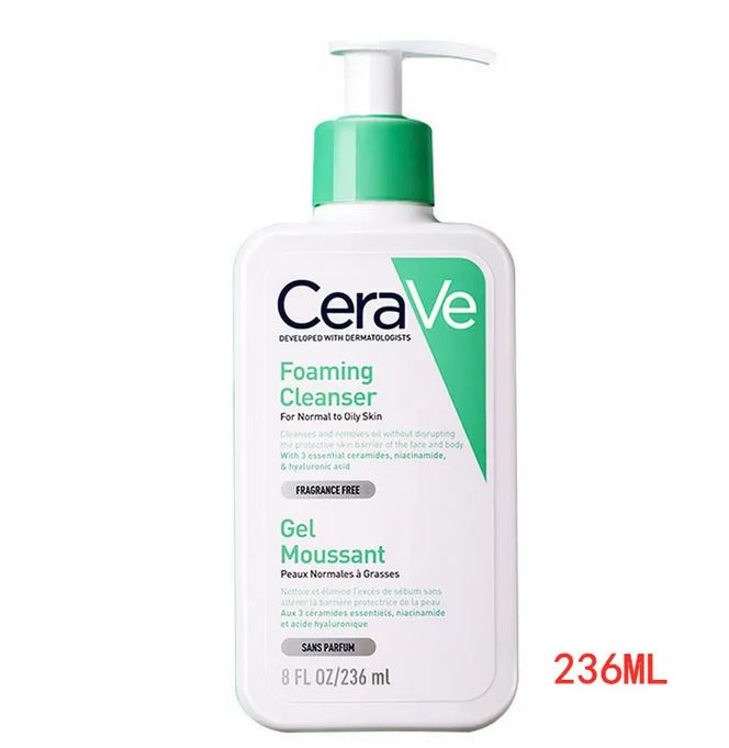 CeraV Foaming Cleanser For normal to Oily Skin, anti acne, acne prone skin, eczema skin