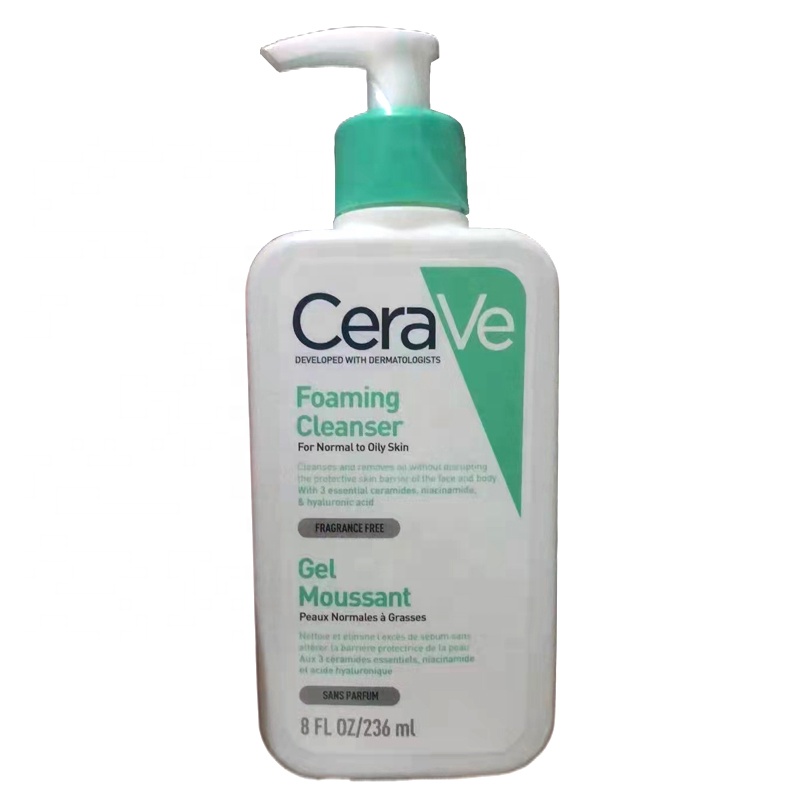 CeraV Foaming Cleanser For normal to Oily Skin, anti acne, acne prone skin, eczema skin
