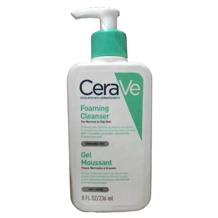 CeraV Foaming Cleanser For normal to Oily Skin, anti acne, acne prone skin, eczema skin