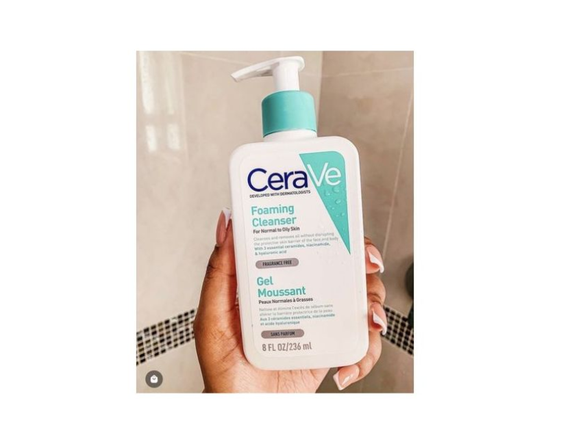 CeraV Foaming Cleanser For normal to Oily Skin, anti acne, acne prone skin, eczema skin