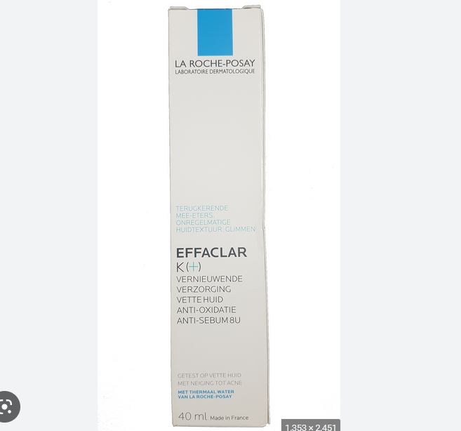 La roch Posay Effaclar K (+) anti acne, acne prone skin, eczema skin