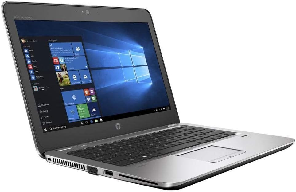 HP EliteBook 820 G3 Laptop 12.5" Intel Core i5 6th Gen 8GB DDR4 RAM 256GB SSD Windows 11 Ready Wi-Fi Bluetooth HD Webcam Ex-UK Grade A Business Laptop Silver