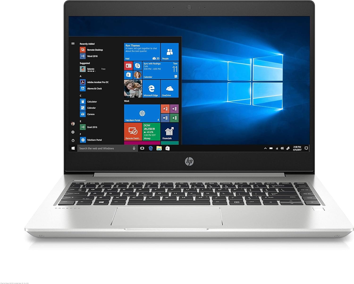 HP ProBook 440 G6 with Intel Core i5 8th Generation processor, 8GB RAM and fast 256GB SSD.  14-inch business laptop suitable for office work, school, browsing, online meetings and everyday computering