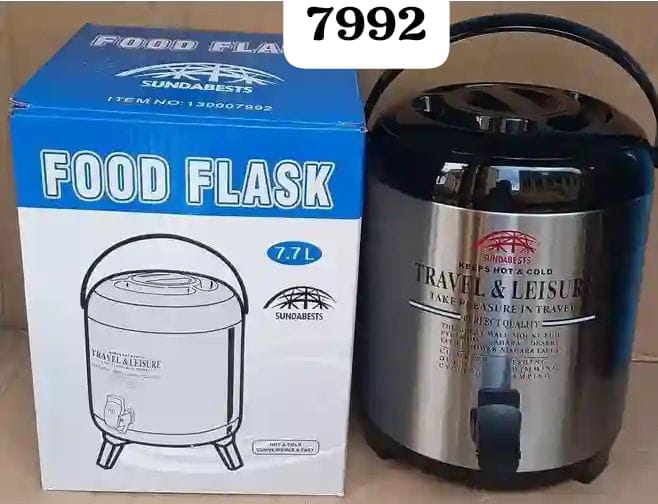 ☕ 9.5L Insulated Food Flask – Large Capacity Hot & Cold Beverage & Food Dispenser Serve hot meals and refreshing cold drinks with confidence using the 9.5L Insulated Food Flask. Designed with premium