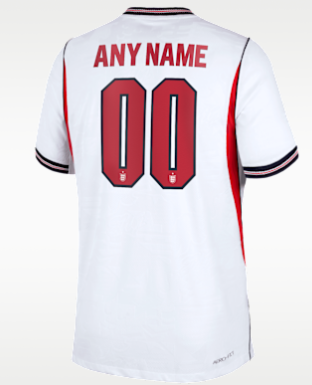 ENGLAND NATIONAL FOOTBAL JERSEY WORLD CUP 2026 WHITE