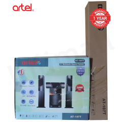 Artel AT-107T 3.1CH Multimedia Bluetooth Subwoofer Speaker, 20000W High Power Home Audio System Supports Bluetooth/USB/SD/FM Multi-Mode Playback, Remote Control Included, 1 Year Warranty.