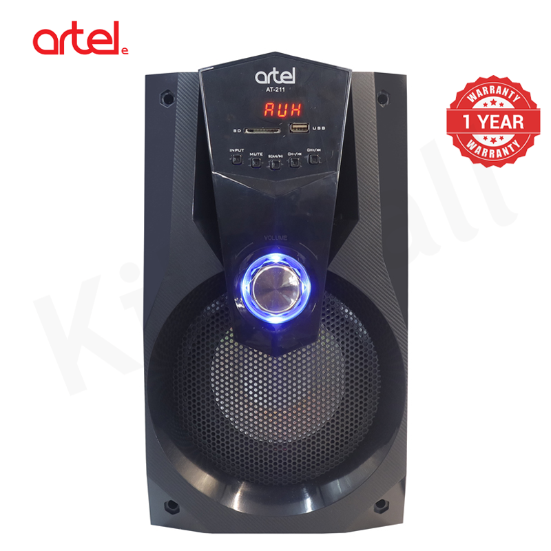 Artel AT-211 3.1CH Multimedia Bluetooth Subwoofer Speaker, 20000W High Power Home Audio System, Supports Bluetooth/USB/SD/FM Multi-Mode Playback, Remote Control Included, 1 Year Warranty