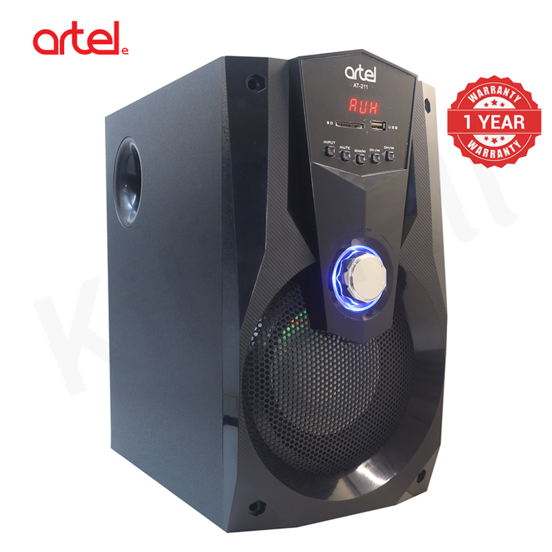 Artel AT-211 3.1CH Multimedia Bluetooth Subwoofer Speaker, 20000W High Power Home Audio System, Supports Bluetooth/USB/SD/FM Multi-Mode Playback, Remote Control Included, 1 Year Warranty